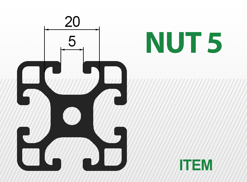 Nut 5 za ITEM profil