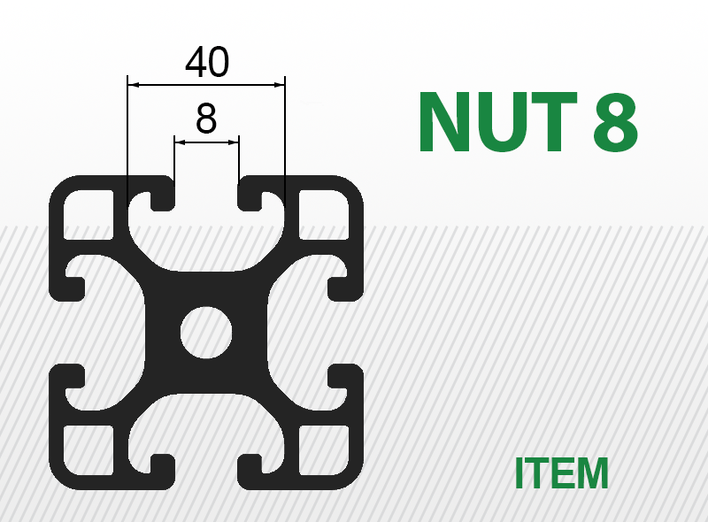 Nut 8 za ITEM profil