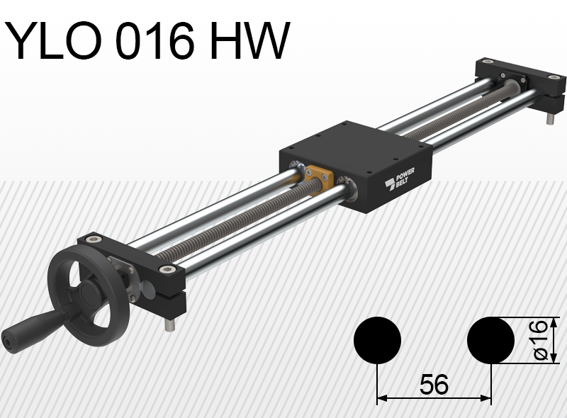 Limon linearna jedinica YLO 016-HW opterećenje do 3kg hod 50-500mm