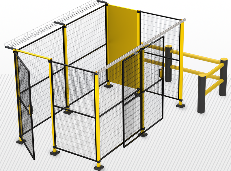 Zaštitne ograde zaštitne barijere žičani regali za kablove