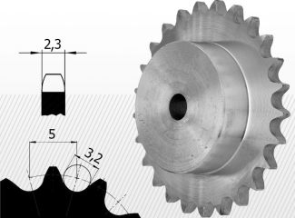 03B tip<br />5 X 2,5 mm