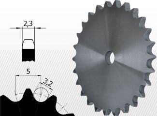 03B tip<br />5 X 2,5 mm