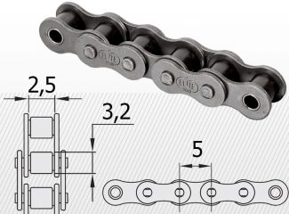 03B tip<br />5 X 2,5 mm