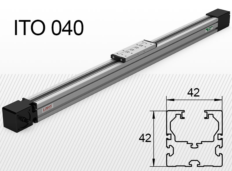 Linearna jedinica ITO 040<br />Opterećenje do 10kg*<br />Hod: 100-1500mm