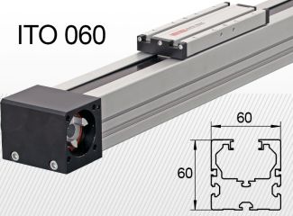 Linearna jedinica ITO 060<br />Opterećenje do 30kg*<br />Hoda: 100-4000mm