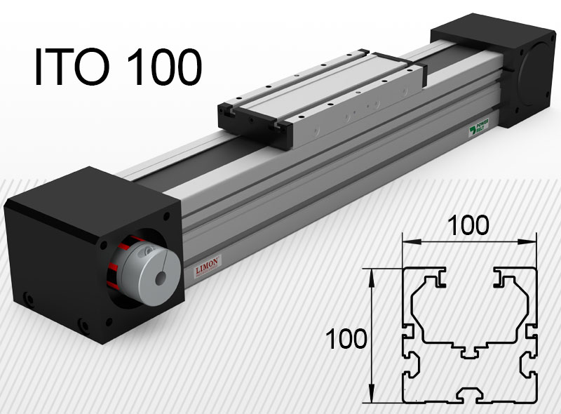 ITO 100 standardna kolica<br />Opterećenje do 80kg*<br />Hod: 100-9000mm