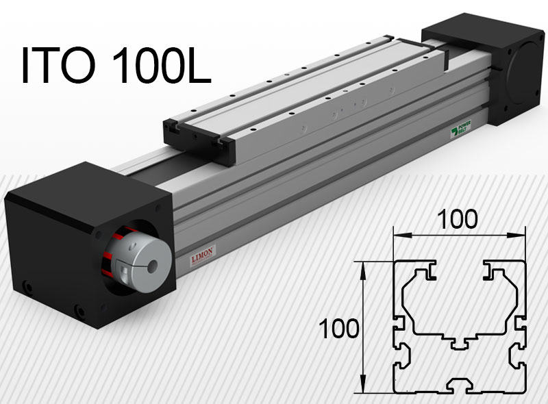 ITO 100L produžena kolica<br />Opterećenje do 120kg*<br />Hod: 100-9000mm