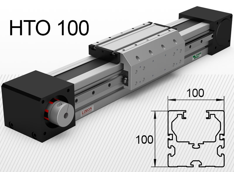 HTO 100 ojačan<br />Opterećenje do 165kg*<br />Hod: 100-9000mm