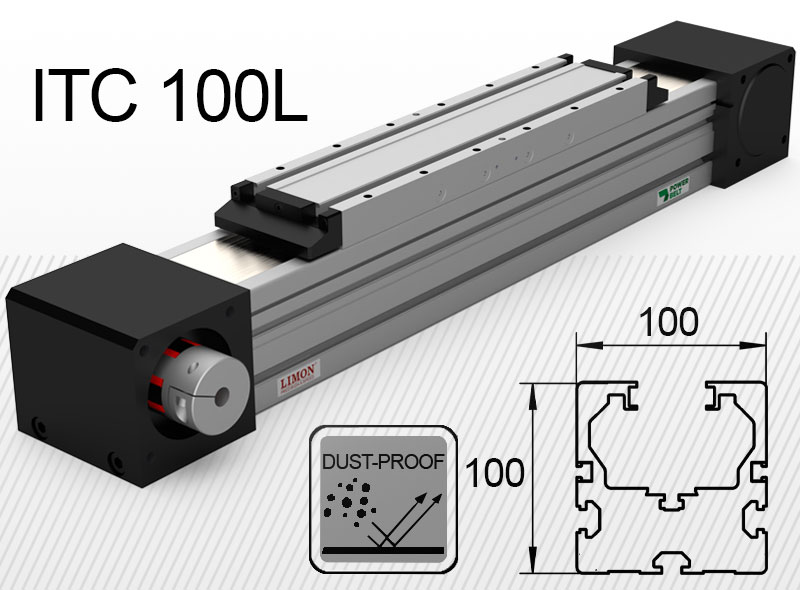 ITC 100L produžena kolica<br />Opterećenje do 120kg*<br />Hod: 100-4000mm