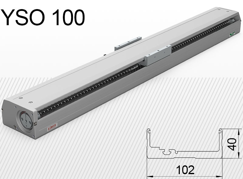 Linearna jedinica YSO 100 Opterećenje do 50kg** Hod: 100-1050mm