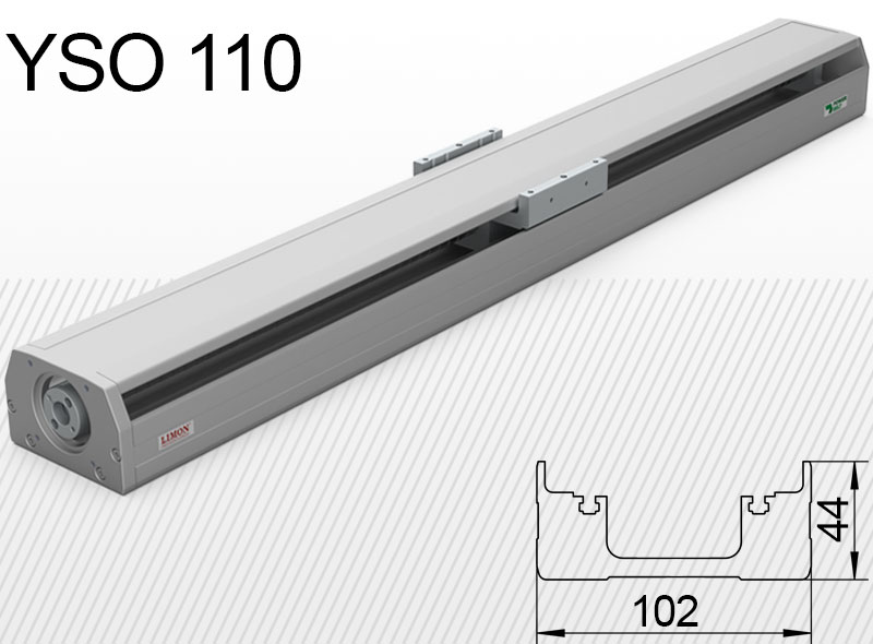 Linearna jedinica YSO 110 Opterećenje do 50kg** Hod: 100-1050mm
