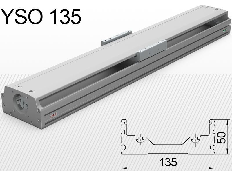 Linearna jedinica YSO 135 Opterećenje do 100kg** Hod: 100-1250mm