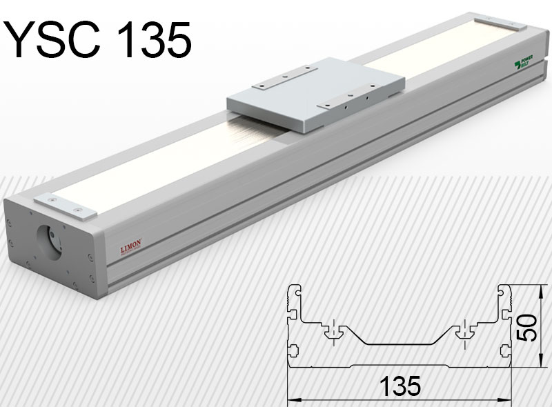 Linearna jedinica YSC 135 Opterećene do 100kg** Hod: 100-1250mm