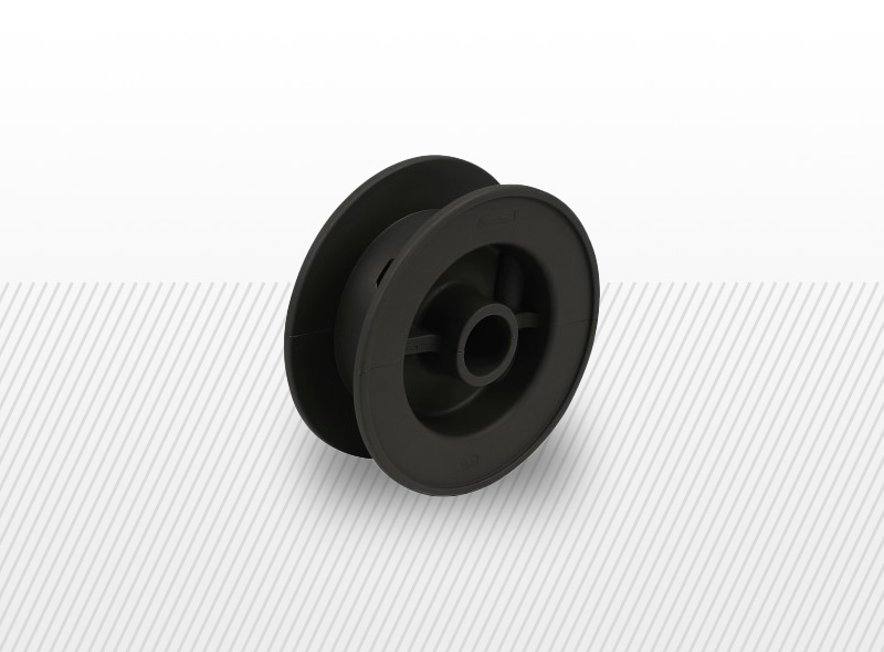 Zatezač od poliamida, crne boje, ojačani staklenim vlaknima, za transportne lance tipa 812, 815, 881 M, 820, 831, 828, 879M, 880, 880M