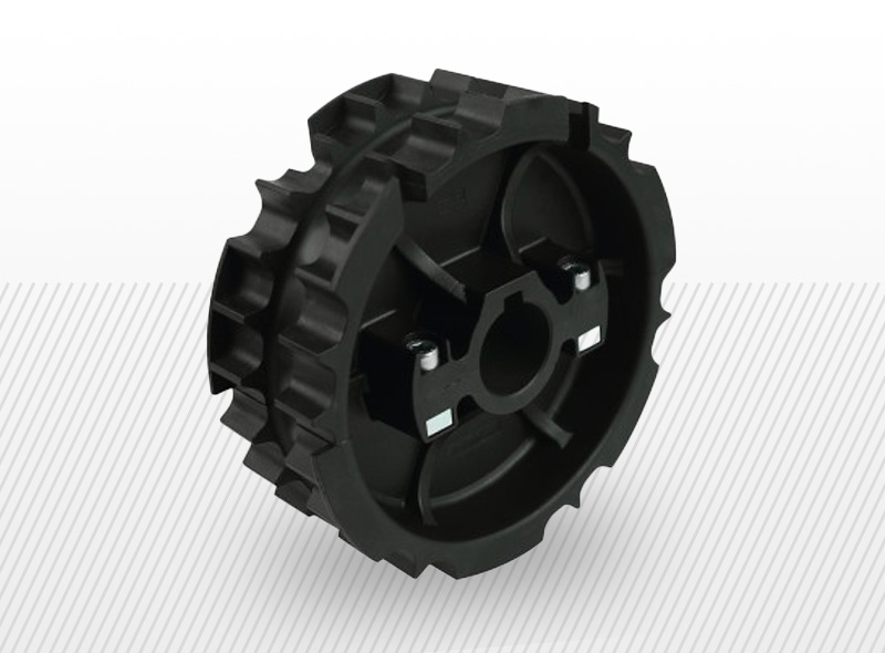 Lančanici od poliamida, crne boje, ojačani staklenim vlaknima, za transportne lance tipa 820