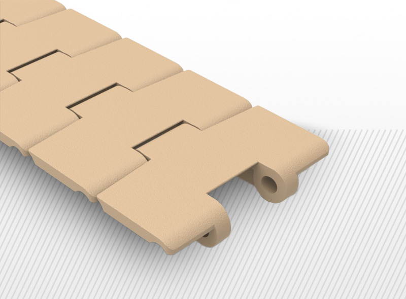 880 M - plastični transportni lanac za krivudave staze