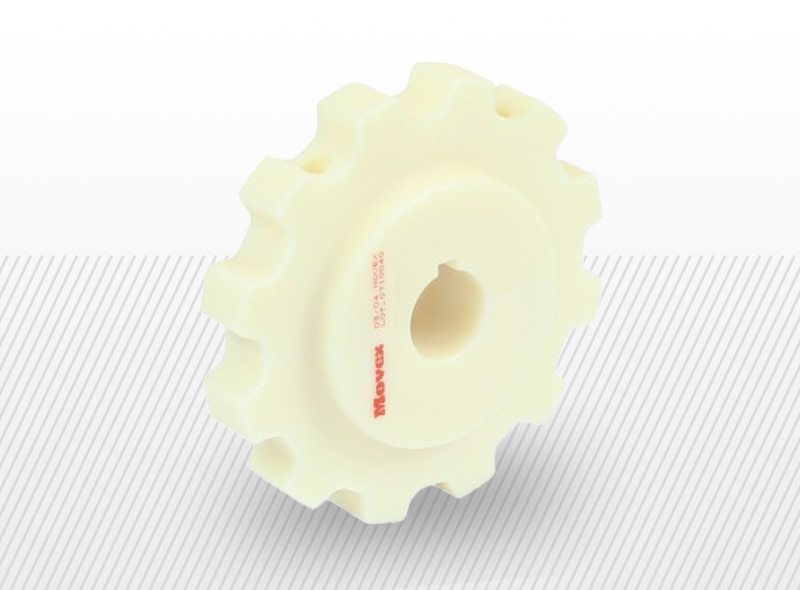 Beli poliamidni lančanici visoke otpornosti na habanje za transportne lance 882