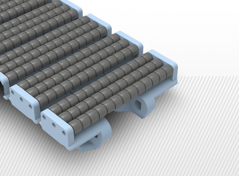 882 TAB LBP akumulacioni plastični transportni lanac za krivudave staze