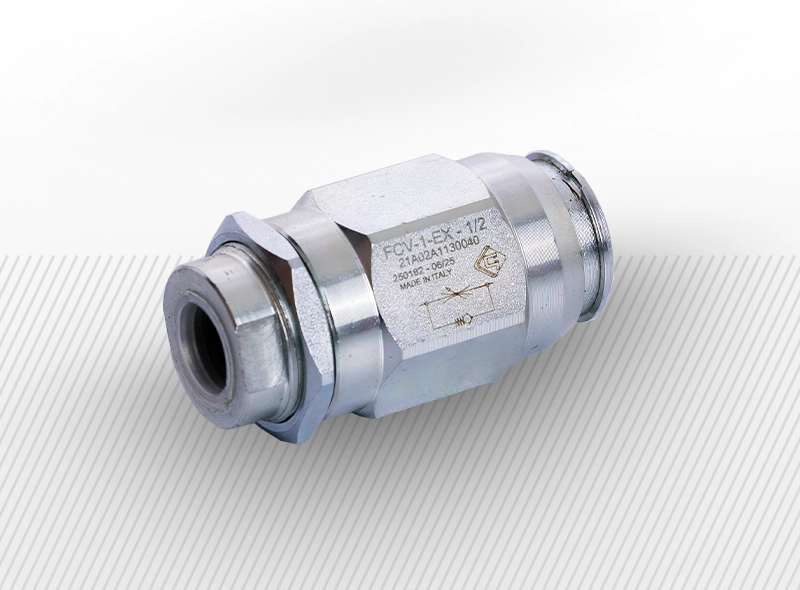 Prigušno-povratni ventil - regulacija pomoću ključa