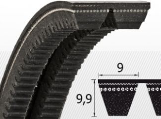 Spojeno 3VX/9JX profil