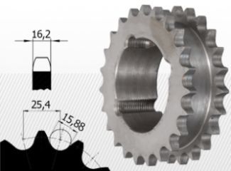 16B tip<br />1'' X 17,02 mm