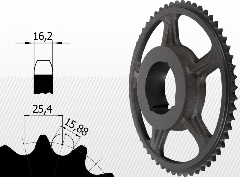 16B tip<br />1'' X 17,02 mm