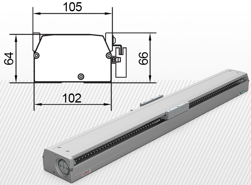 linearna jedinica, linearna osa, YSO-100, YSO 100, YSO 100